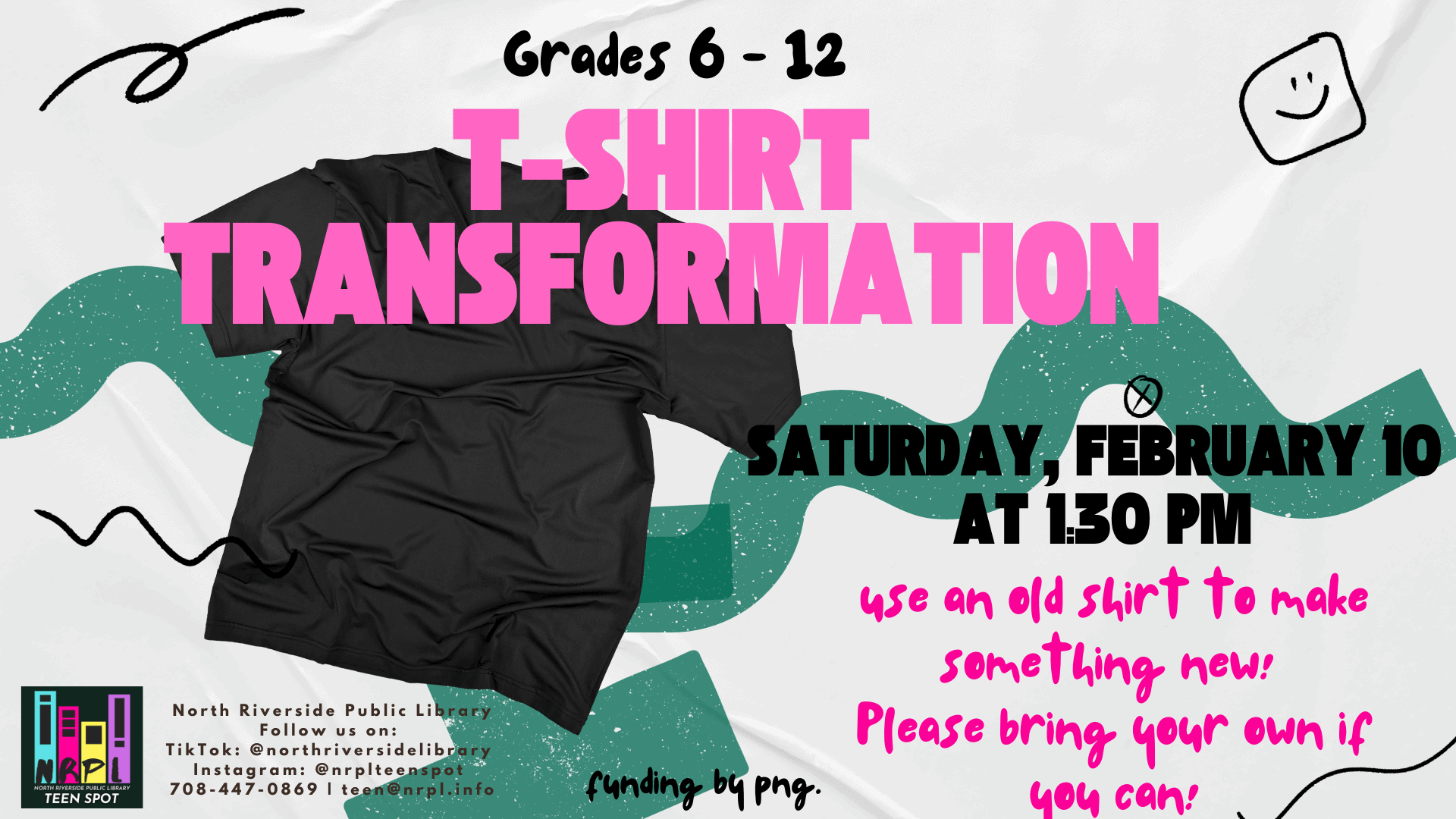T-shirt transformation program for teens