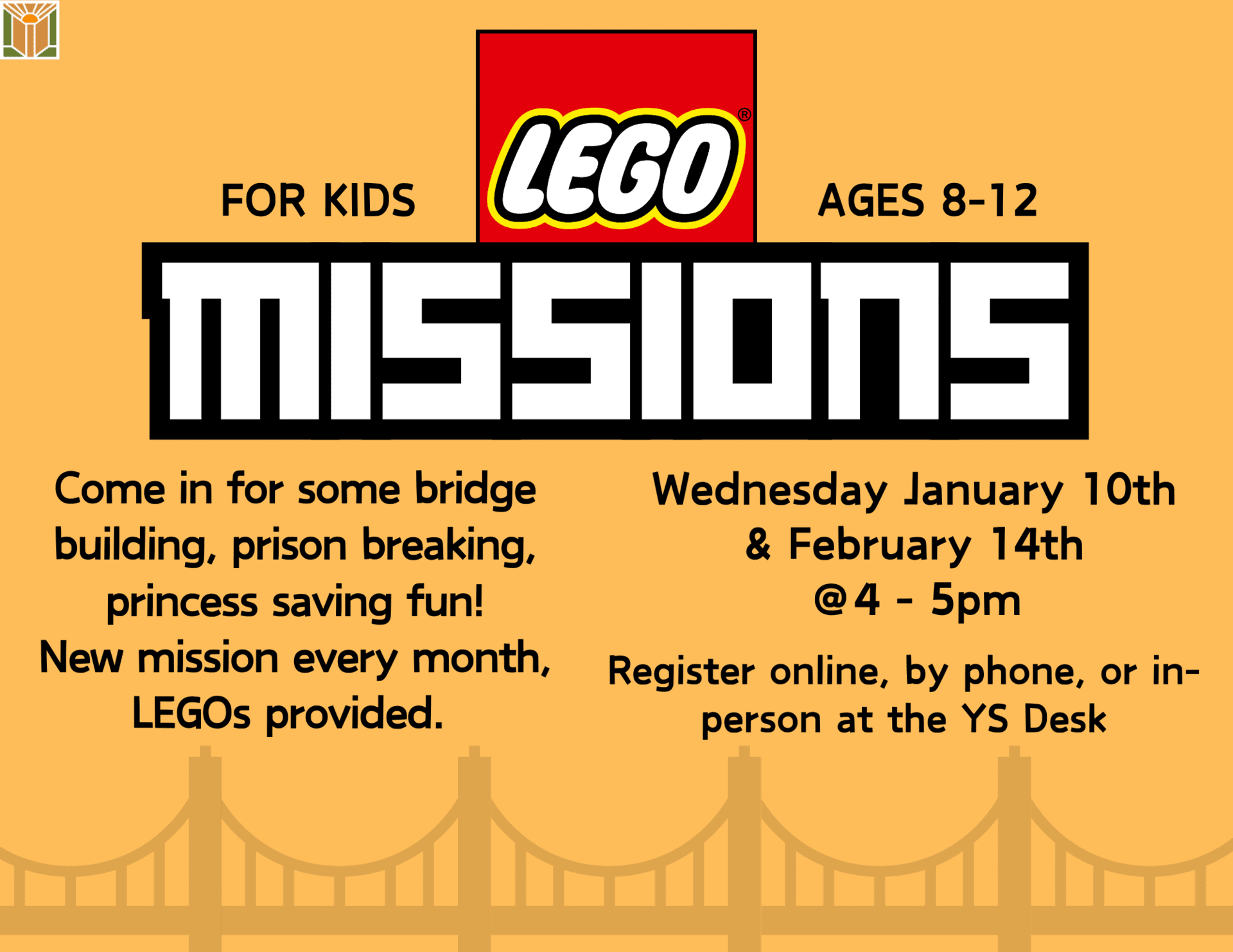 Flyer for LEGO Missions Program.