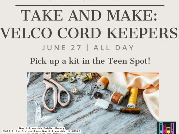 Take and Make: Velcro Cord Keepers