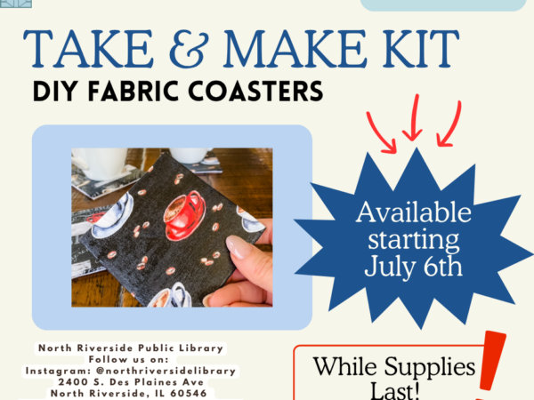 Take and Make: DIY Fabric Coasters